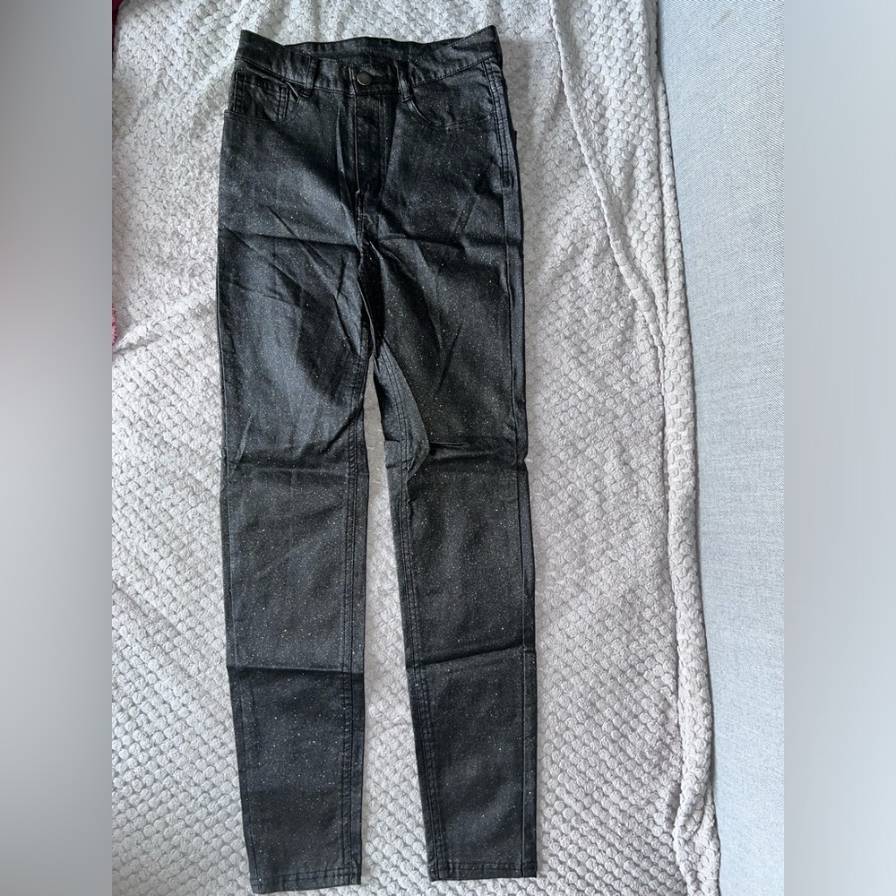 Caldezonia Black Sparkle Jeans -Worn Once